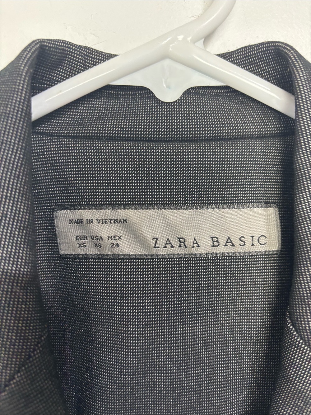 Zara Basic XS Women Blazer Tailored One Button Career Executive Office Business - Picture 3 of 11